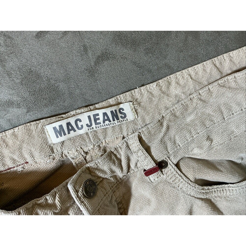 Mac Jeans Arne Pipe Pants Gray 38 X 32 Men’s Soft For Succesfull People